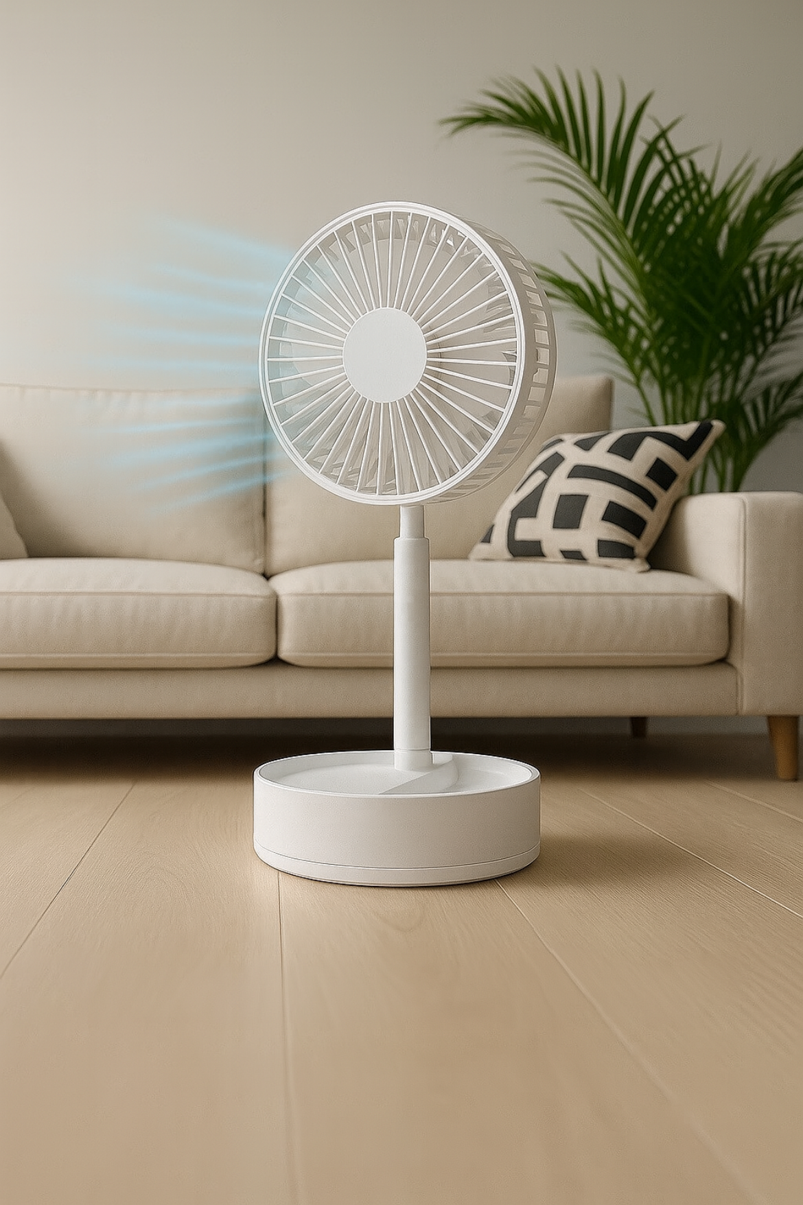 Voltura FoldPro™ — Whisper-Quiet, Foldable, and Portable Oscillating Fan