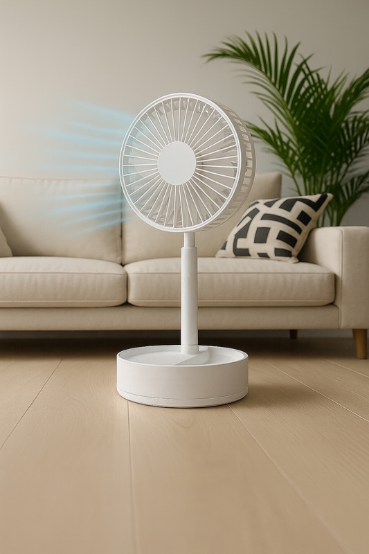 Voltura FoldPro™ — Whisper-Quiet, Foldable, and Portable Oscillating Fan