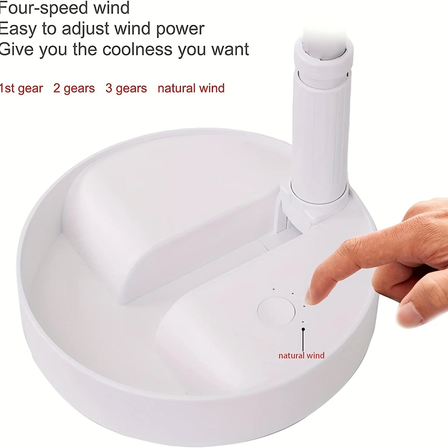 Voltura FoldPro™ — Whisper-Quiet, Foldable, and Portable Oscillating Fan