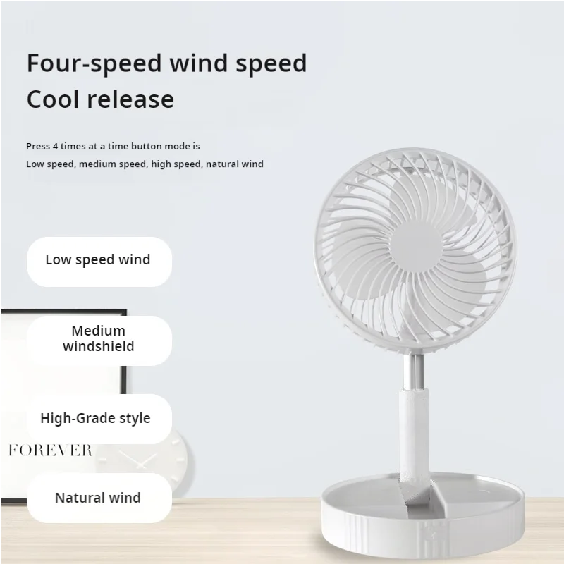 Voltura FoldPro™ — Whisper-Quiet, Foldable, and Portable Oscillating Fan